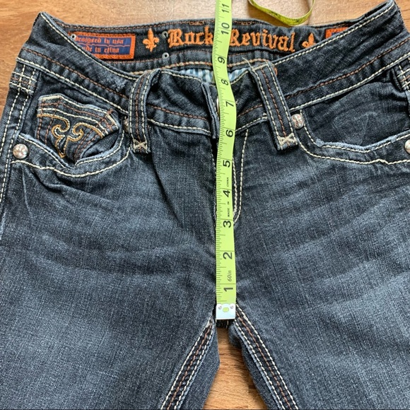 Rock Revival Debbie Straight Jeans Size 27 - Picture 8 of 10